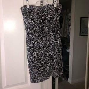 Club Monaco strapless mini dress